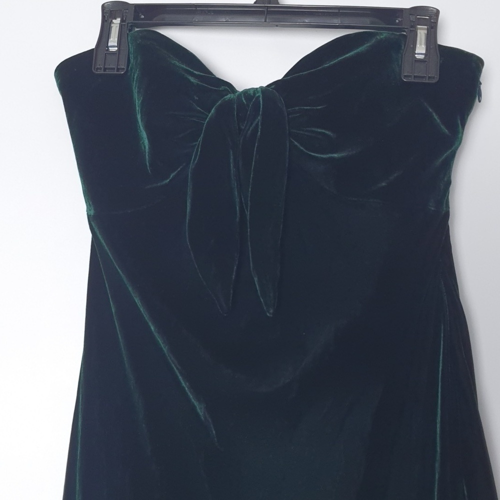 Ralph Lauren Purple Label Niles Strapless Velvet Evening Dress - Picture 11 of 12
